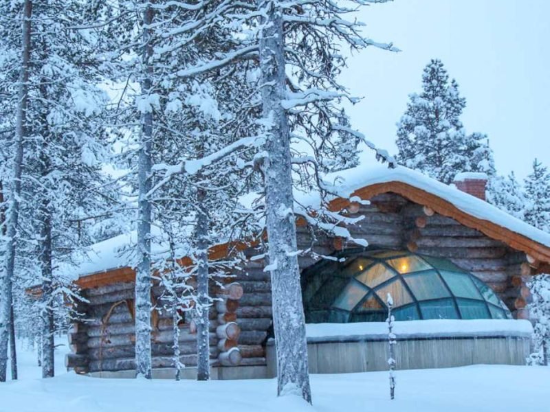 Kakslauttanen Arctic resort - Exterior image with snow