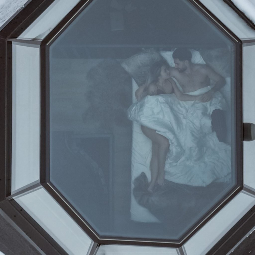 Apukka Resort Rovaniemi - Aerial View of Aurora Glass