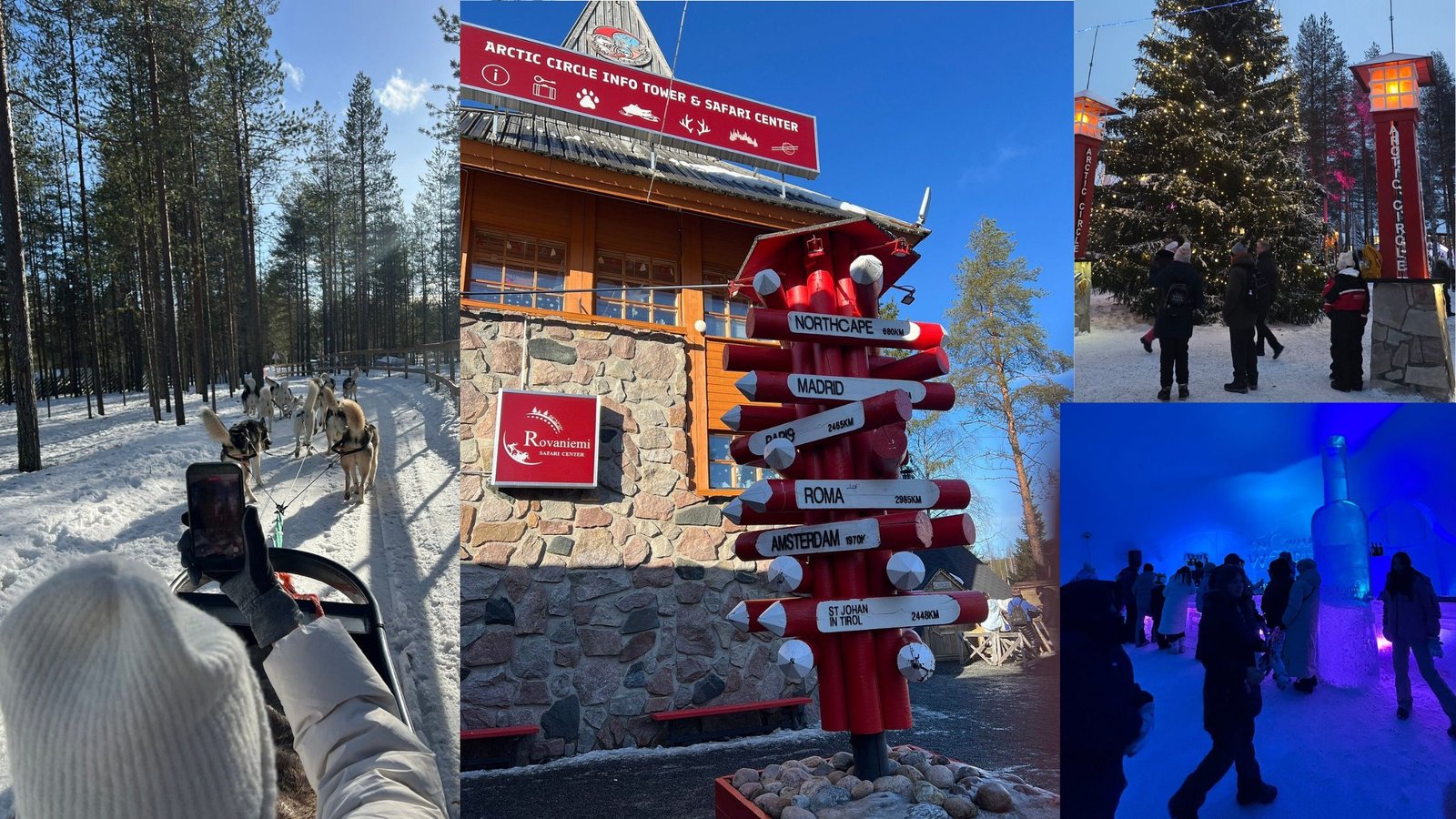 Emily telling about her Santa Claus Village day in Rovaniemi